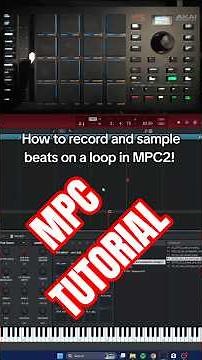 How to Sample and record a beat on MPC2! In this video I use the MPC Studio MK2! #mpc #mpcstudio