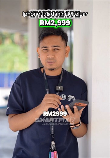Iphone 17e dah nak keluar..nak beli? #smartfix #iphone #smartfixstudio #smartfixcentre #iphone17e