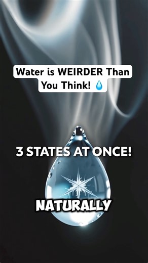 Water is WEIRDER Than You Think! 💧 #Science #didyouknow #universe #facts #waterhabits