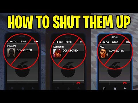 How to Make Sessanta & KDJ STOP TALKING In GTA Online