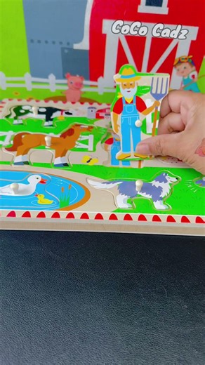 WOODEN SOUND PUZZLE #oldmacdonald #toys #popular