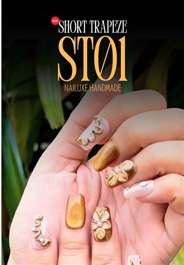 New Drop! Code: ST01 #pressonnails #nails #trending #nailtrends