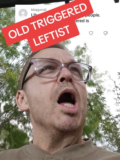 Old man yelling under clouds here. MAGA is still weird and lazy in their trolling. #maga #leftist #democrats #voteblue #fdt