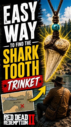 100% Easy Shark Tooth Trinket Location | RDR2