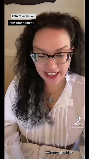 The 16th Amendment explained #educationalvideo