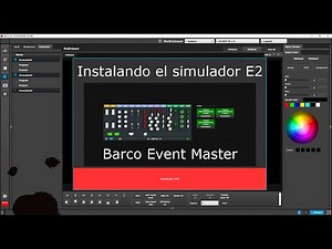 Barco Event Master Simulator en Español