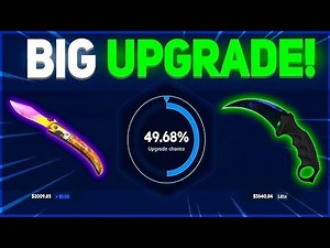 400+ DOLAR KNIFE | UPGRADER CSGOCASES