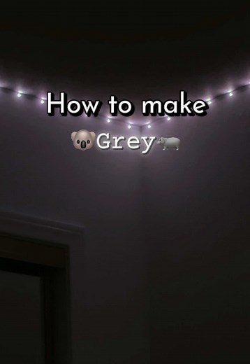 How to Make Grey on LED Lights (RGB Mix)