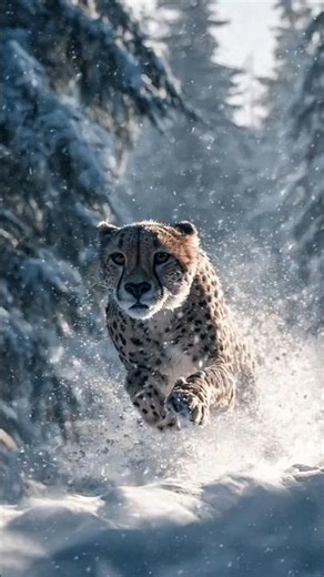 The Cheetah’s Forest Sprint — Nature at Full Speed