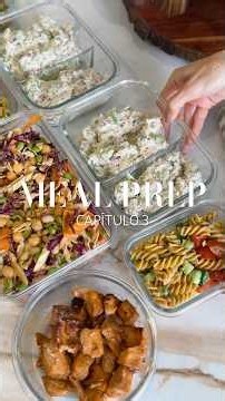 🥗 Meal Prep Cap. 3: prepara una vez, combina toda la semana #mealprep #recetasfaciles #lonche