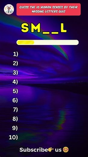 #HumanSenses #senses #quiz #anatomy #anatomyquiz #reels #trivia #triviamingle | Trivia Mingle
