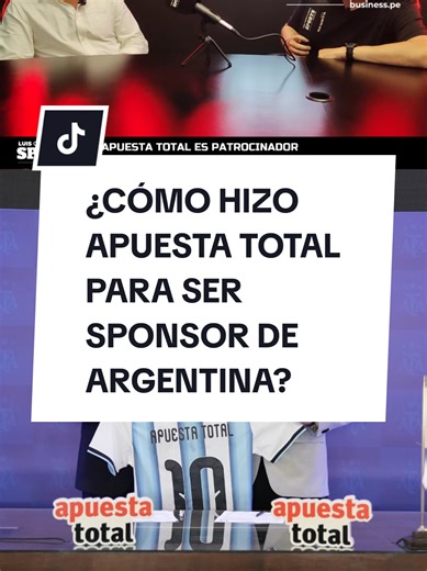 🎙️🇦🇷¿Cómo hizo Apuesta Total para lograr un acuerdo histórico de patrocinio con la selección argentina antes del Mundial 2026? Este es un adelanto del Sports Business Podcast que hicimos junto a Rodrigo Albán, Director de Marketing de Apuesta Total. Pronto, la entrevista completa en nuestra cuenta de Spotify, donde analizamos todas las verticales de patrocinio de la marca líder en betting en el Perú.