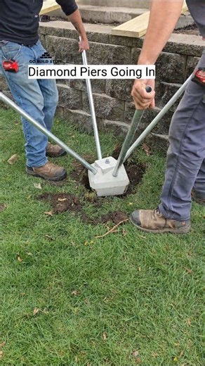 Diamond Pier Foundations - Structurally rated no dig footings for decks, porches, pergolas and posts #gobuildstuff #decks #diamondpier | Go Build Stuff
