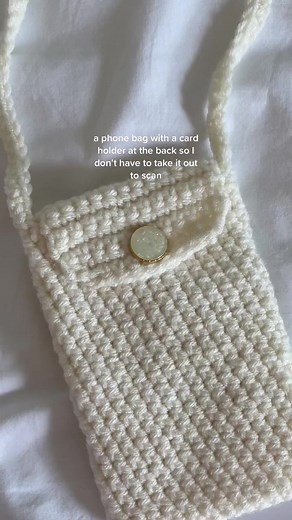 tutorial is on my yt channel, this is so cute and convenient go make yours!! 🎥 “the easiest way to crochet a phone bag with cardholder” on yt #crochet #crochetideas #crochetinspo #crochetbag #crochetinspiration #crochetaccessories