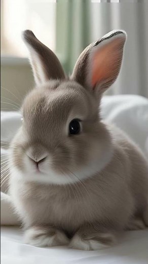 Adorable Bunny on Hospital Bed | Cute Rabbit Care & Recovery Moments
