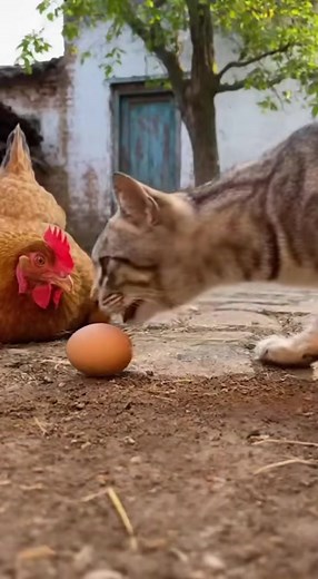 Cat vs Chicken The Final Showdown #HenVsCat #ChickenVsCat #FunnyAnimals #PetDrama #BackyardBattle #AnimalShowdown #CuteAnimals #FarmLifeFun #ChickenLife #CatLife #UnexpectedFriends #AnimalComedy #PetVibes #ViralPets #MustWatchPets | Claws vs Clucks | Facebook