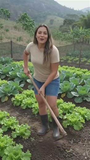 Você viveria um dia assim na roça? Na roça é assim: quem planta, colhe. #shorts #roça #agro #horta