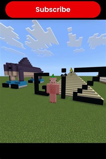 Minecraft Building The Pyramids! #minecraft #minecraftbuilds #viralshorts #trendingshorts