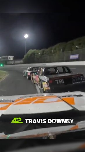 🎥 The defending Street Stock Champ Travis Downey had a pretty wild night to kick off 2025 as he chased last year's runner-up Tyler Trott through the field: | Stafford Motor Speedway
