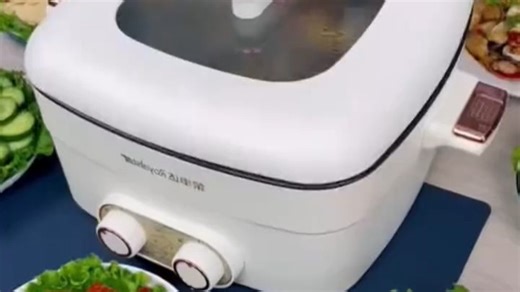 荣事达（Royalstar）鸳鸯锅7L大容量电火锅分区控温一体式速沸方形电煮锅多功能锅家用电热锅火锅RHG-70Z2家电