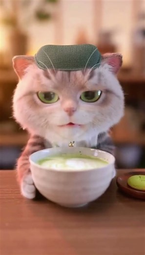 Matcha Cafe Shift: Drowsy Cat Makes a Perfect Latte