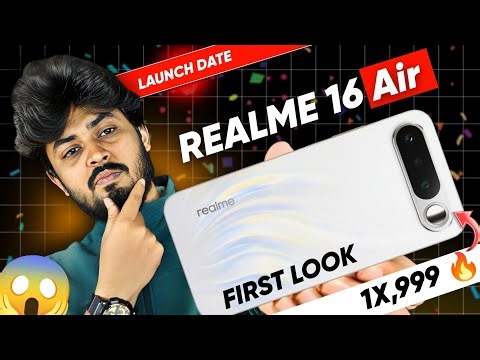 Realme 16 Air Launch Date In India | Realme 16 Price | Realme 16 Air Camera & Battery Processor