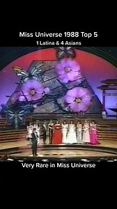 #ThrowBack Miss Universe 1988 Top 5 Finalist 👸🏼 #missuniverse #pageantrymoments | Pageantry Moments