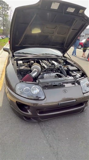 Mk4 Supra 🏎️🔥 (Cars and Coffee) #automobile #mk4supra #boosted #carsandcoffee #turbocharged