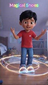 Magic Shoes Story | Super Speed Boy Learns Control 😲✨ | 3D Pixar Style Moral Story #animatedstory