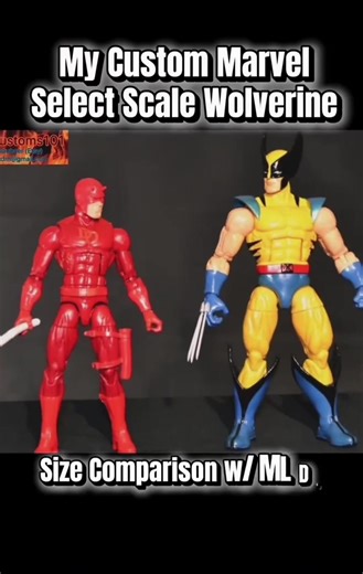 Wolverine Custom Marvel Legends Select scale by Draubner Channel #marvellegendscommunity ##marvellegends #actionfigures #avengersdoomsday #xmen97