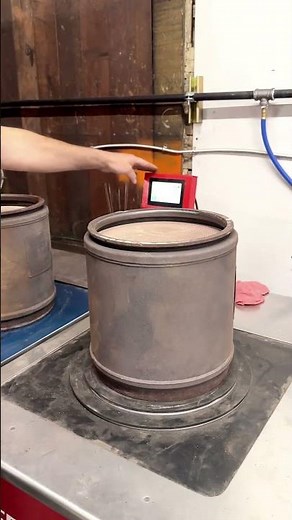 DPF filter air flow test #dpf #dpfcleaning