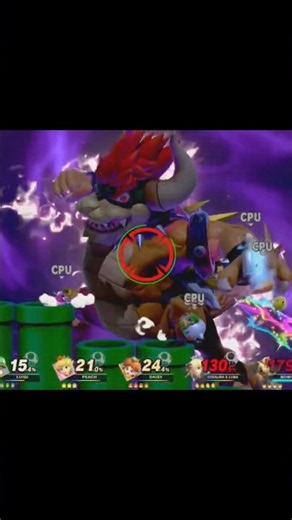 Giga Bowser 3D Land Final Smash | Super Smash Bros. Ultimate #shorts #nintendo #action #gaming
