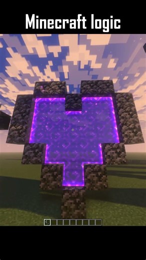 Minecraft logic #viral #shorts