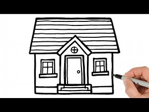How to Draw a House | Super Easy Step-by-Step Tutorial!