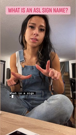 117K views · 3K reactions | An short explanation of what a “sign name” is! #ASL #deafcommunity #deafculture #SignLanguage #toddlermom #hearing #parenting #qanda | Brittney Nolte | Facebook