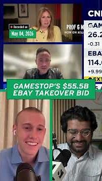 GameStop CEO reacts strangely to valid question on $55.5B Ebay takeover bid