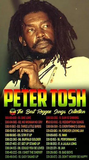 Peter Tosh Greatest Hits Full Album - Best Songs Of Peter Tosh #shots #bobmarley