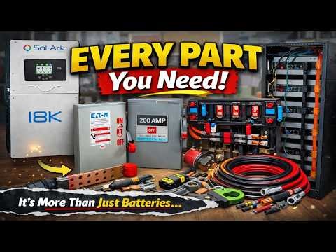 Sol-Ark 18K + Pytes V5 Setup – Complete Parts Walkthrough