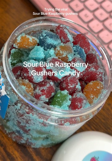 Sour Blue Raspberry Gushers: Addictive Candy Experience