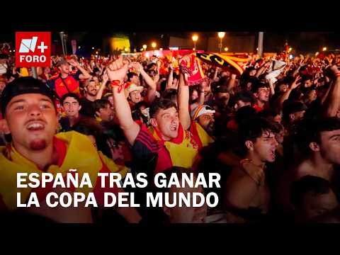Así celebraron en España el triunfo de su Selección contra Argentina en el Mundial