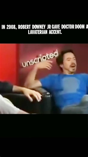 Robert Downey Jr revealed dr doom accent in 2008. #shorts #marvel #avengers #drdoom #mcu #ironman