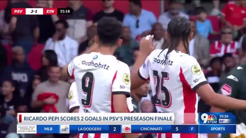 Ricardo Pepi scores two goals in PSV's preseason finale