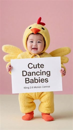 SOEGIMITRO | PAKAR BRANDING on Instagram: "Ini caranya : Cute Dancing Babies 🕺👶 A simple Motion Control tutorial using Kling 2.6. From character image to dancing baby — step by step. Created by KlingAI #KlingAIDance @klingai_official #ZEMboomboom @zemboyband by@soegimitro #cutebaby #cutebabydance"