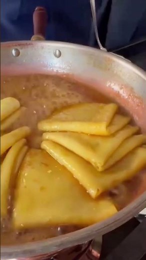 The Most Elegant French Dessert – Crêpes Suzette #dessert #chef