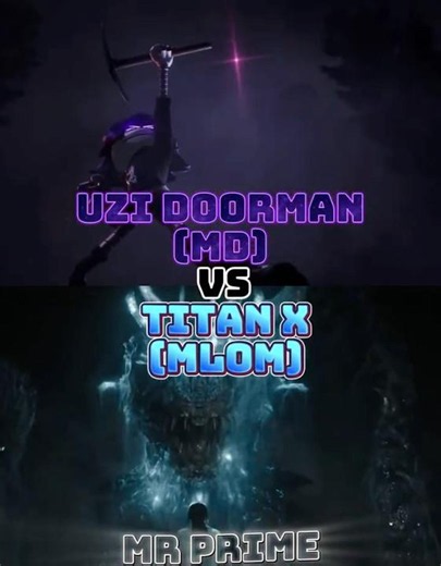 Uzi Doorman vs Titan x #murderdrones #monarch
