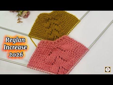 Easy Raglan Increase for Beginners | Top-Down Sweater Tutorial 2026 #reglan