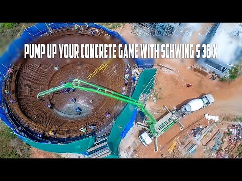Pump Up⬆️ Your Concrete Game with SCHWING S 36 X - The Ultimate High-Rise Solution!