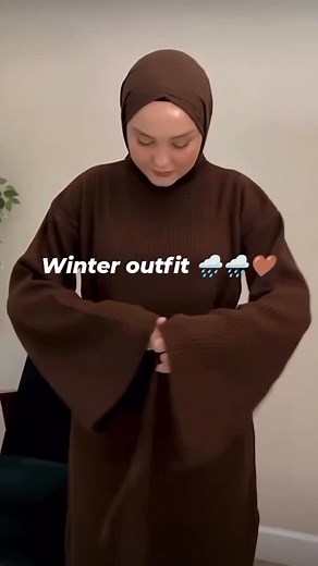 Hello winter 🌧️🤎🍂 La robe , le manteau, le chaussure disponible🤎🤎 | Mary chic05