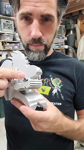 3.6K views · 323 reactions | New project for @roar.det ! Most of the mouth mechanisms I make use gravity to open, and the trigger pulles them closed. But this one really needed to be closed by default, so incorporating a torsion spring into the design became a fun ne challenge. More to come soon! Music sample by @kidpennymusic #puppets #puppetbuilder #jantzerstudios #detroit #beer #brewery #roar #dotheroar #3dprinting #puppetmechanism | Jantzer Studios | Facebook