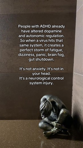 If your brain changed after COVID and you already had ADHD… you’re not broken. You were neurologically hit where you were already vulnerable. This is biology. It’s science. Not weakness. #healingjourney #adhd #education #fyp